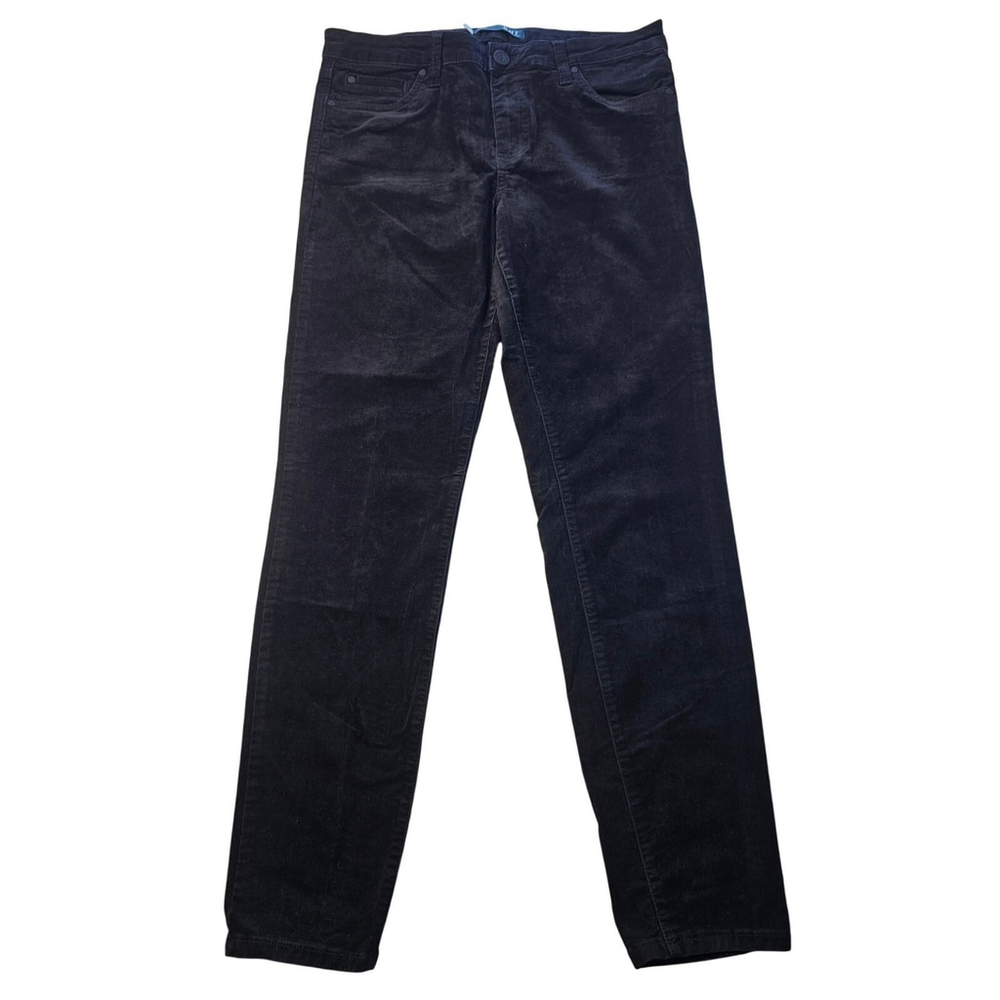 Kut From The Kloth Dianna Black Corduroy Skinny Jeans 10 - Picture 2 of 10